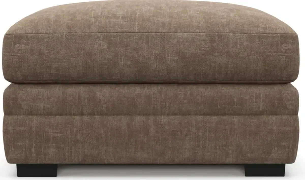 Winston Foam Comfort Ottoman - Argo Java