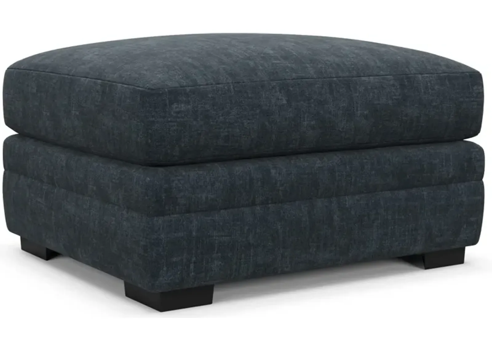 Winston Foam Comfort Ottoman - Argo Navy