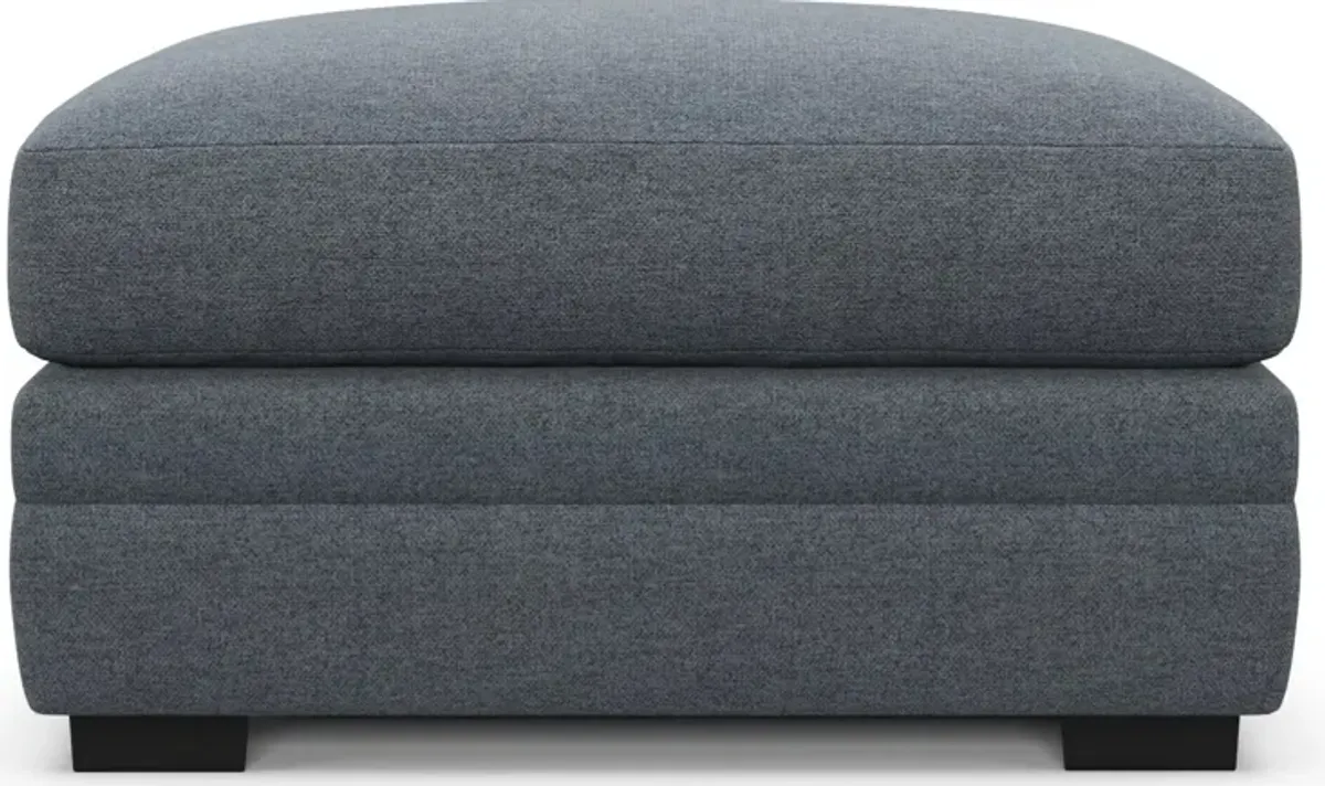 Winston Hybrid Comfort Ottoman - Bridger Navy