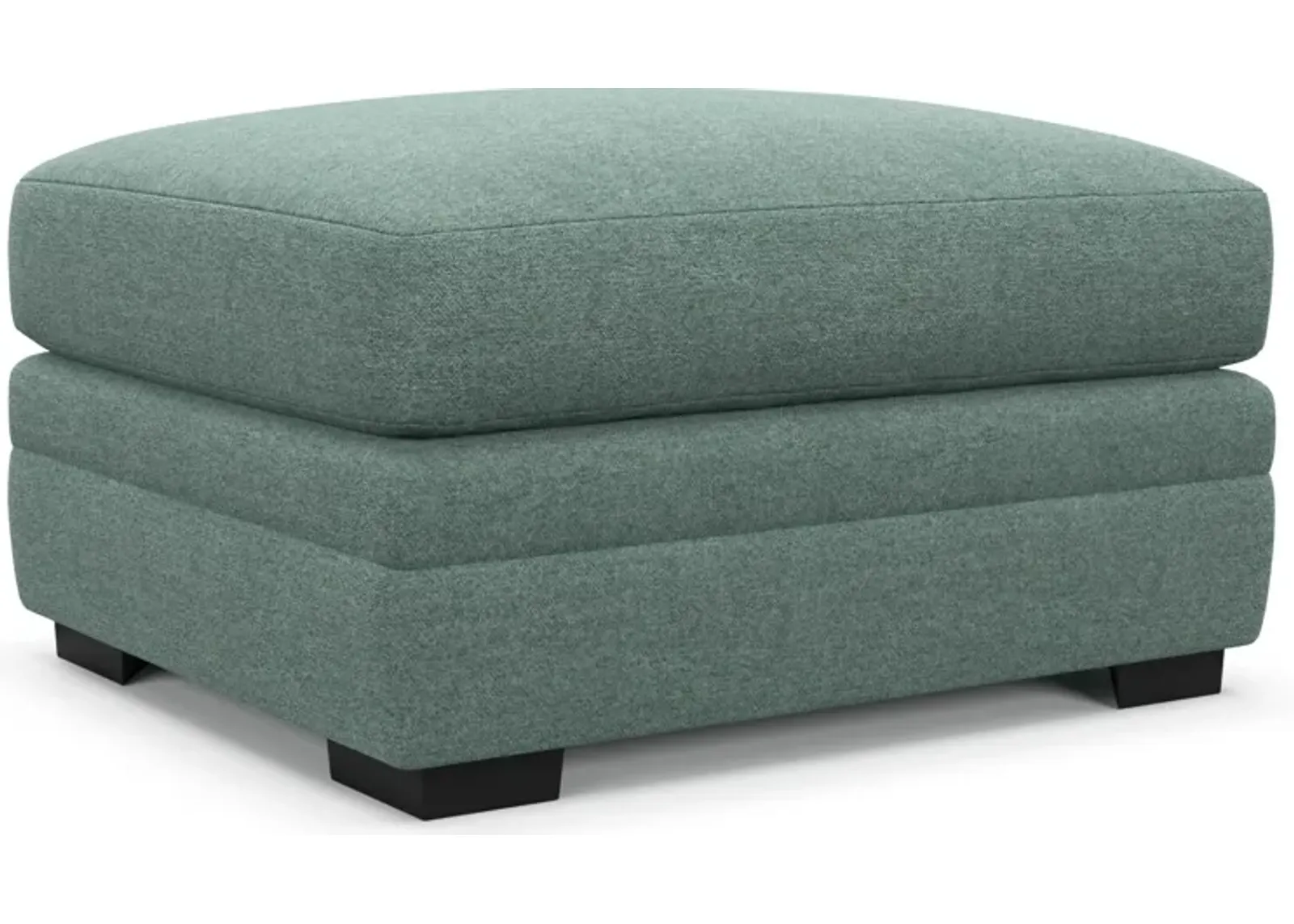 Winston Hybrid Comfort Ottoman - Bridger Jade