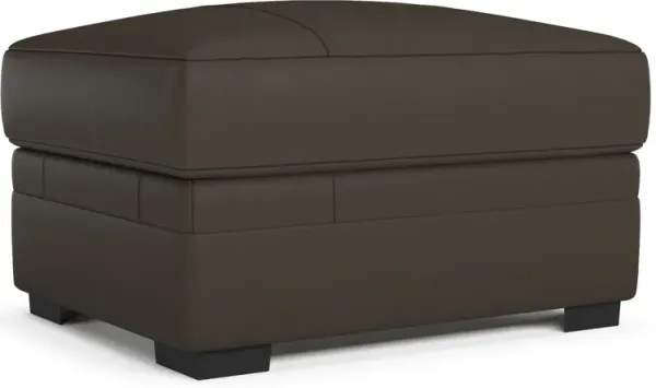 Winston Foam Comfort Ottoman - Siena Dark Stone