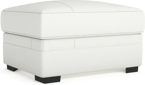 Winston Foam Comfort Ottoman - Siena Snow