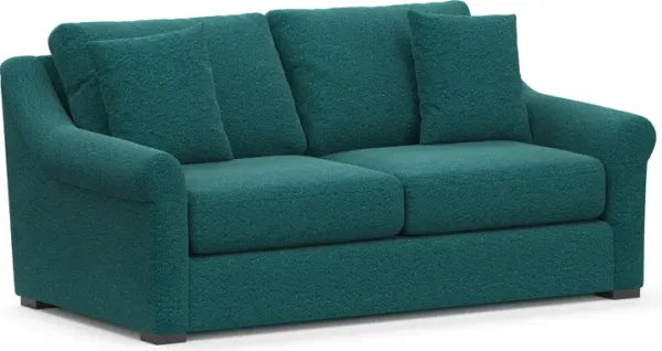 Bowery Foam Comfort 77'' Sleeper Sofa - Bloke Peacock