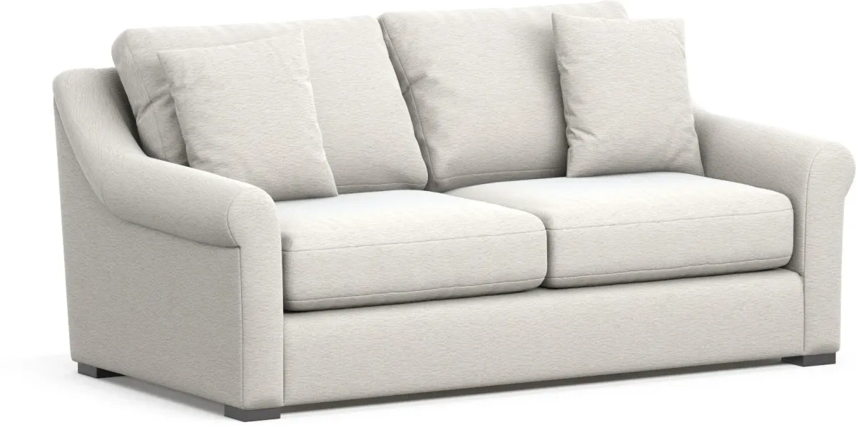 Bowery Foam Comfort 77'' Sleeper Sofa - Living Large White