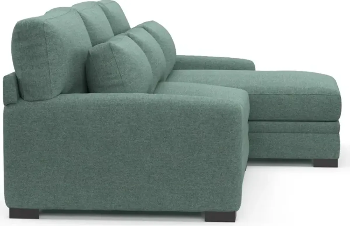 Winston Hybrid Comfort Eco Performance 2-Piece Sectional - Bridger Jade