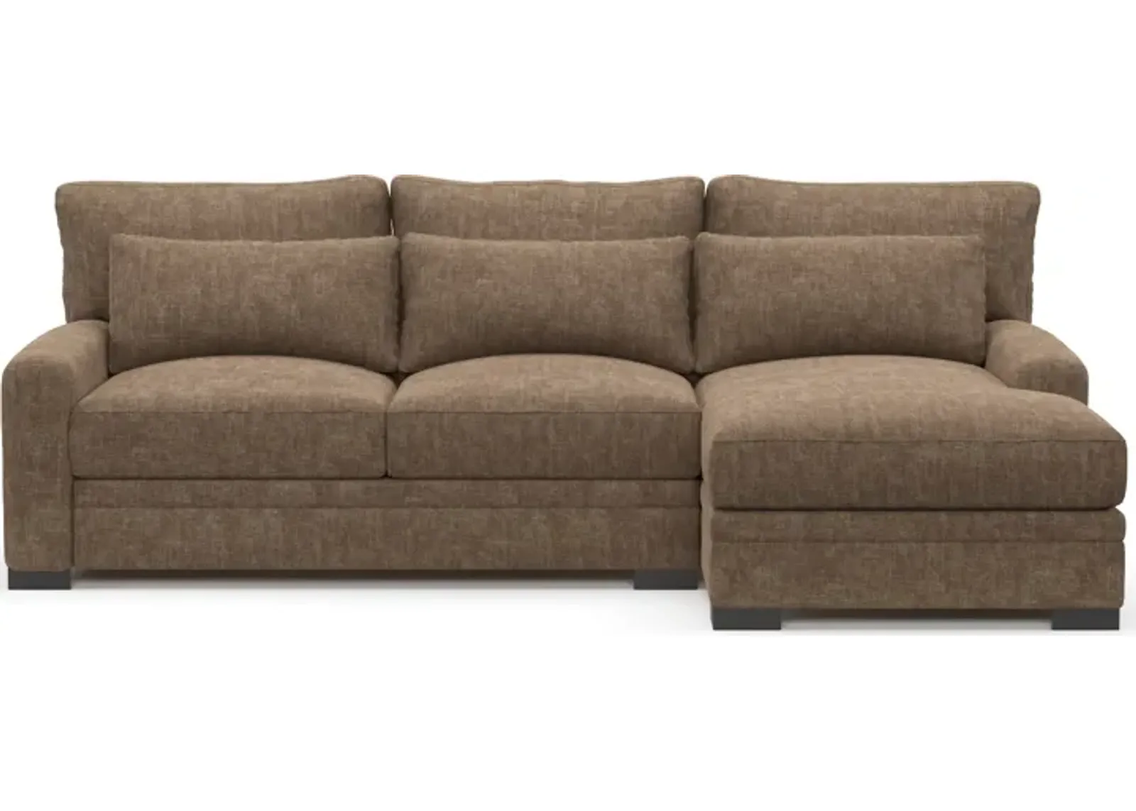 Winston Hybrid Comfort Eco Performance 2-Piece Sectional - Argo Java