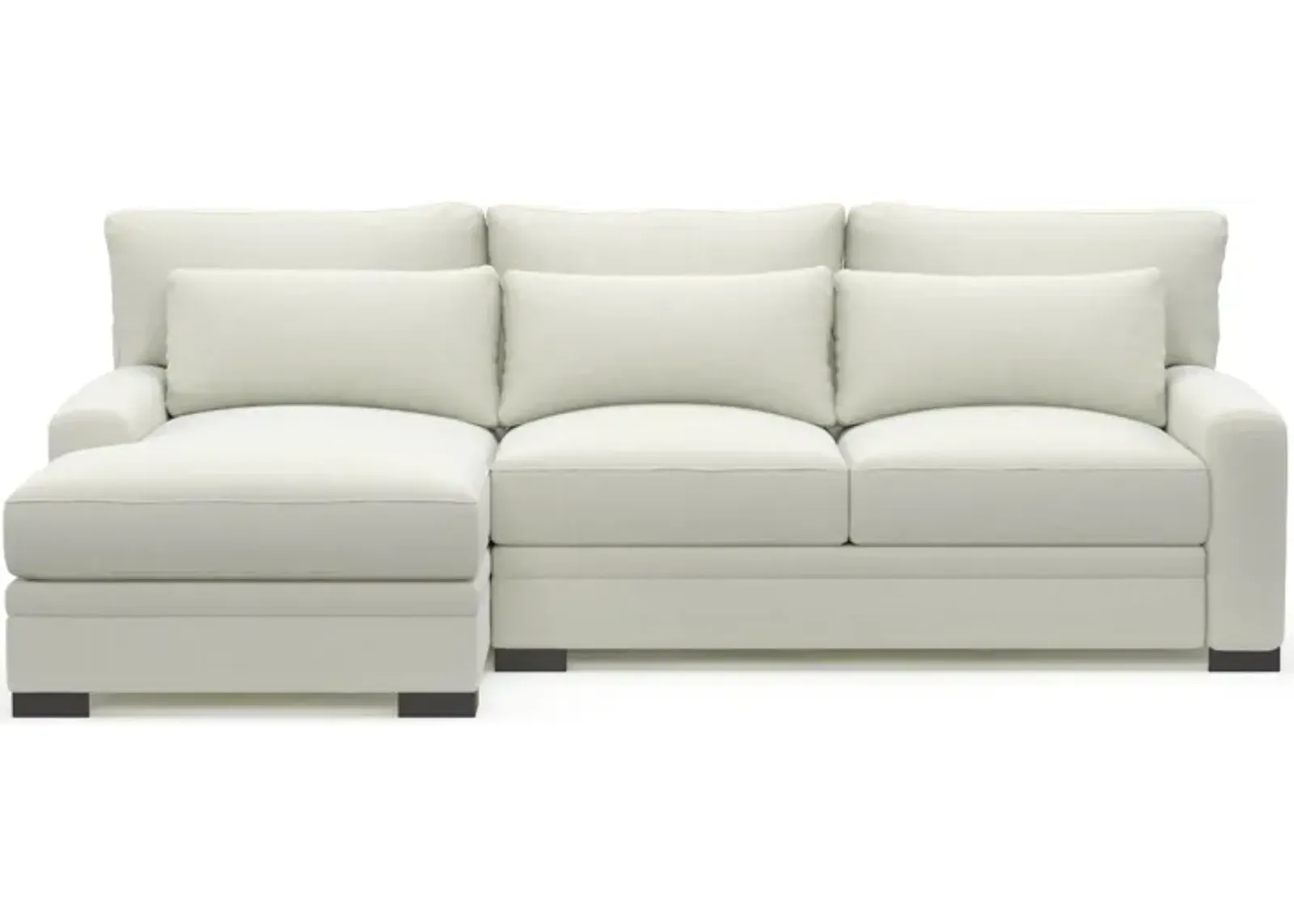 Winston Hybrid Comfort Eco Performance 2-Piece Sectional - Liv Arctic