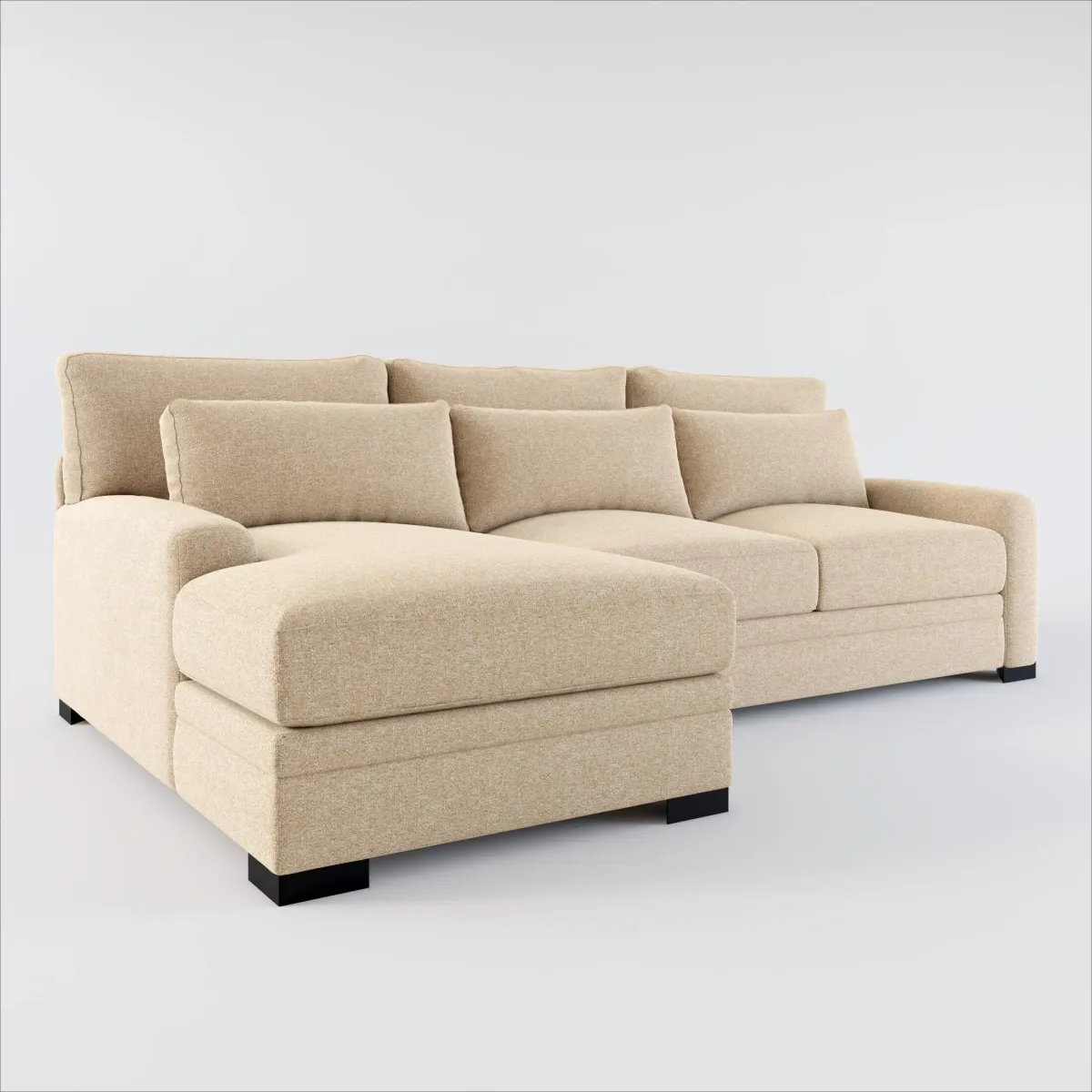 Winston Hybrid Comfort Eco Performance 2-Piece Sectional - Liv Wicker