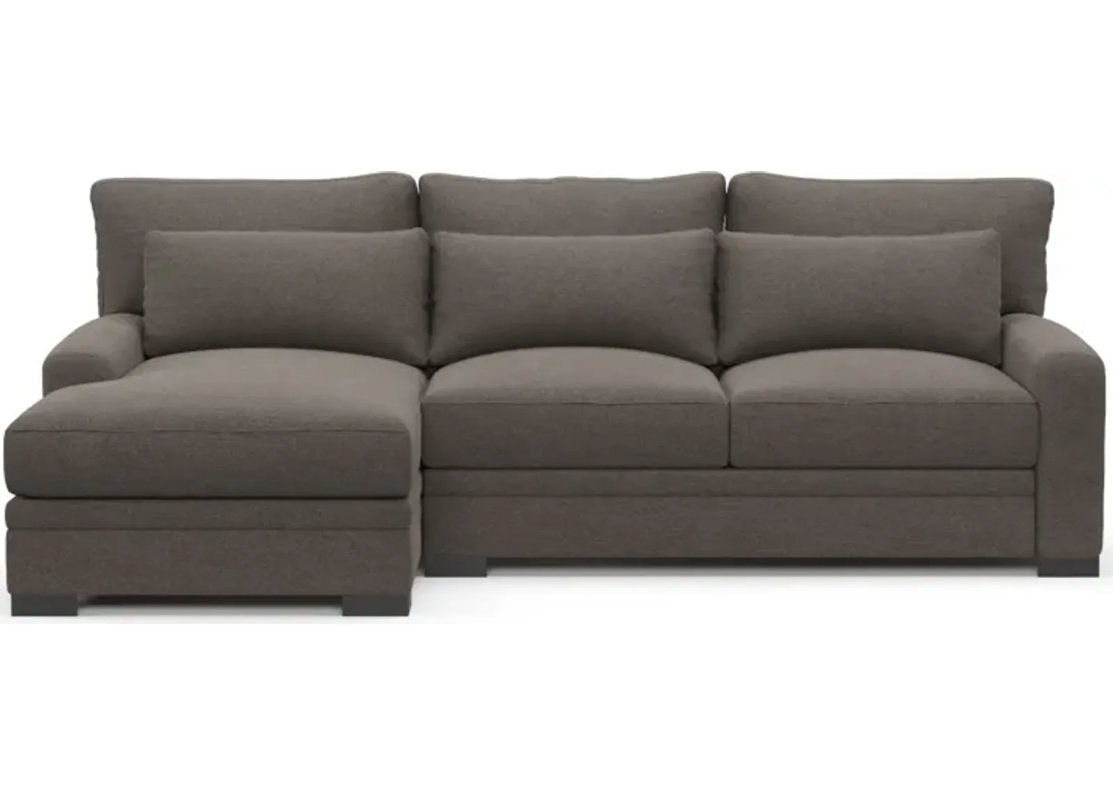 Winston Hybrid Comfort Eco Performance 2-Piece Sectional - Presidio Steel