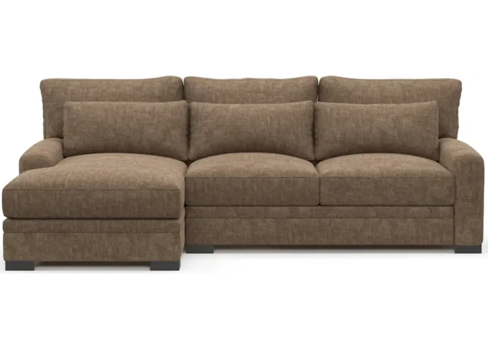 Winston Hybrid Comfort Eco Performance 2-Piece Sectional - Argo Java