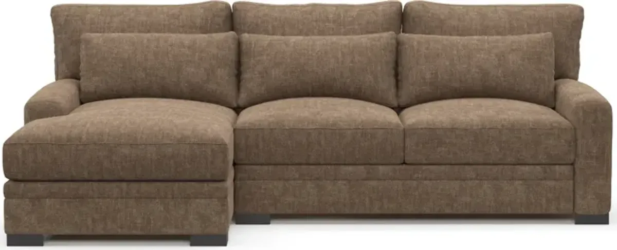 Winston Hybrid Comfort Eco Performance 2-Piece Sectional - Argo Java