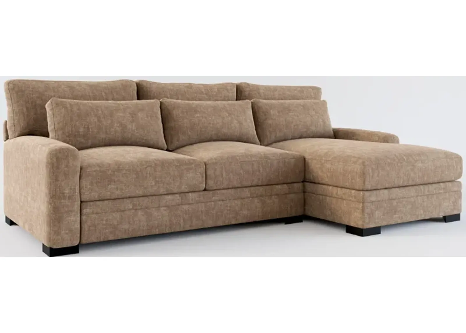 Winston Foam Comfort Eco Performance 2-Piece Sectional - Argo Java