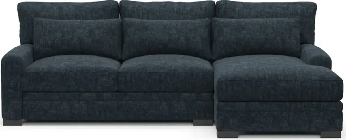 Winston Foam Comfort Eco Performance 2-Piece Sectional - Argo Navy