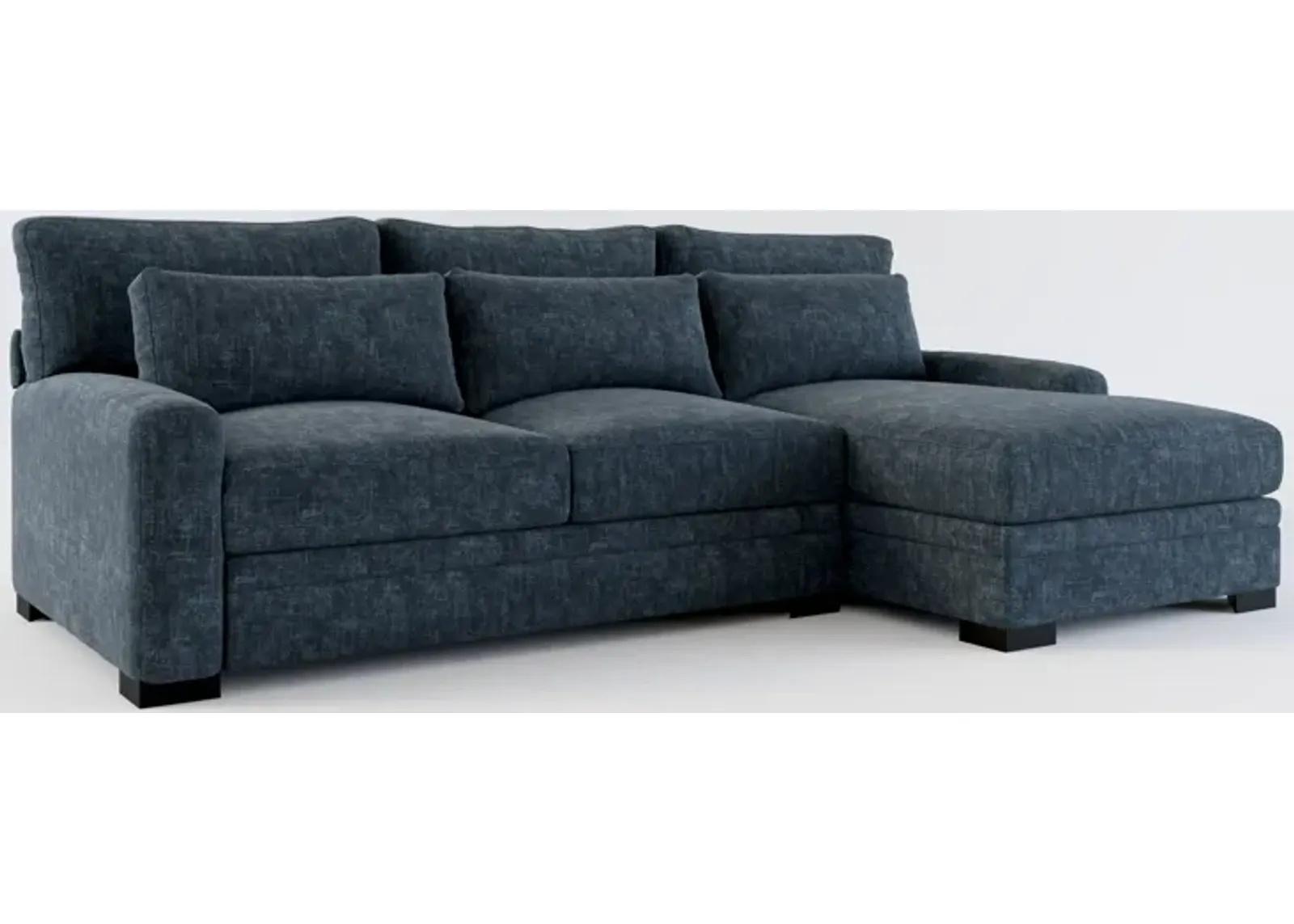 Winston Foam Comfort Eco Performance 2-Piece Sectional - Argo Navy