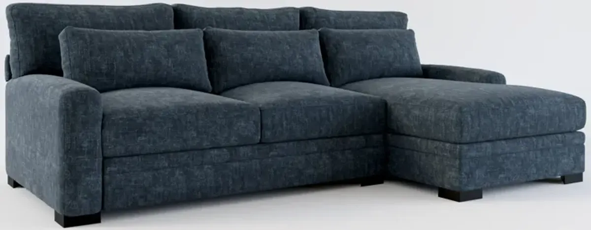 Winston Foam Comfort Eco Performance 2-Piece Sectional - Argo Navy