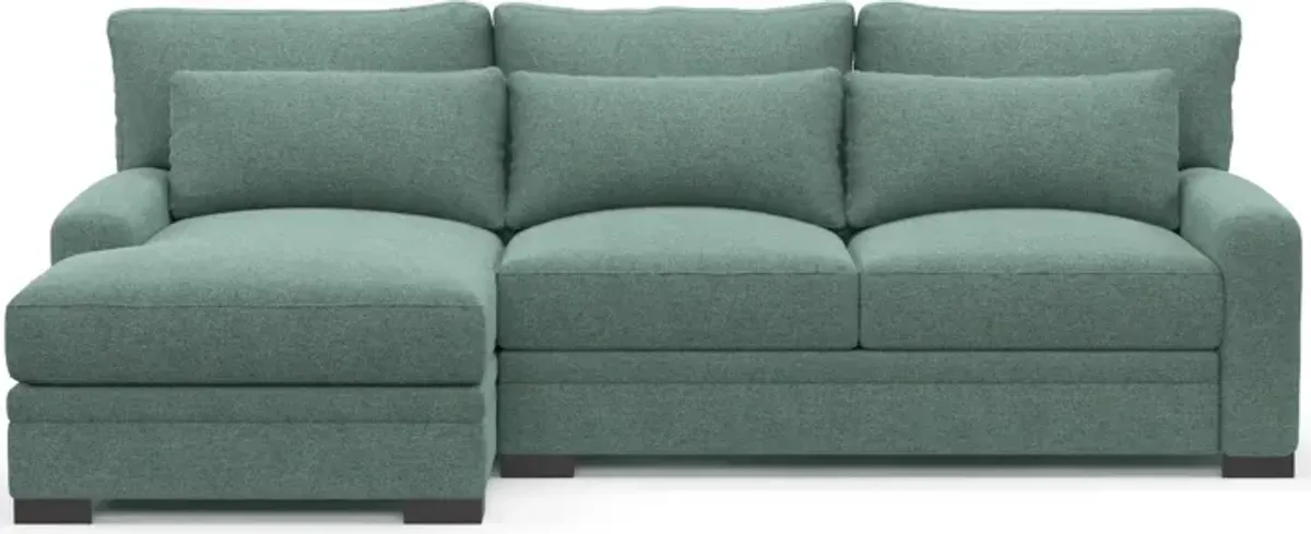 Winston Foam Comfort Eco Performance 2-Piece Sectional - Bridger Jade