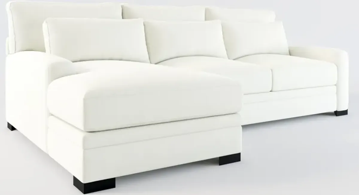 Winston Foam Comfort Eco Performance 2-Piece Sectional - Liv Arctic