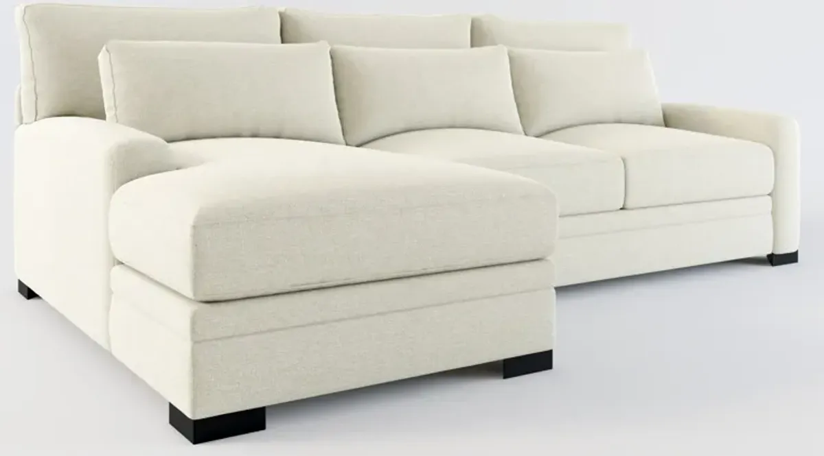 Winston Foam Comfort Eco Performance 2-Piece Sectional - Liv Dove