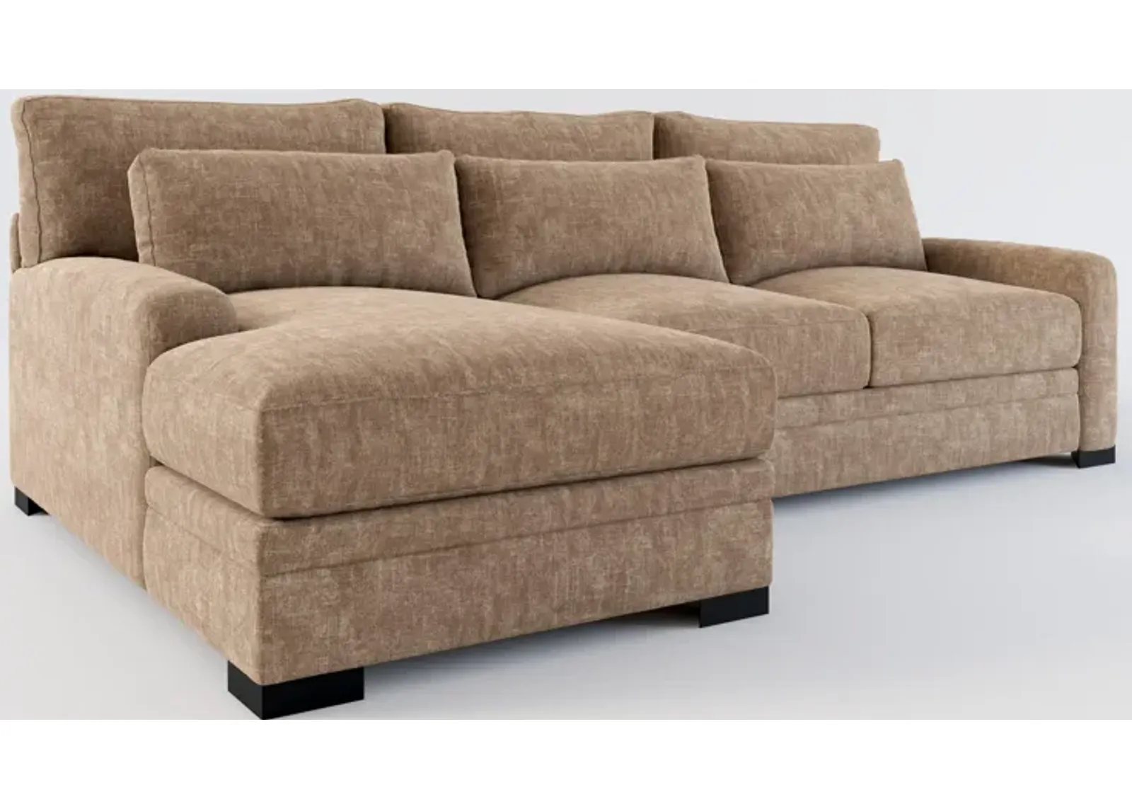 Winston Foam Comfort Eco Performance 2-Piece Sectional - Argo Java