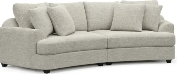 Skylar 2-Piece Sofa - M Ivory