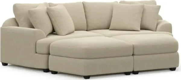 Skylar 4-Piece Pit Sectional - Broderick Sand
