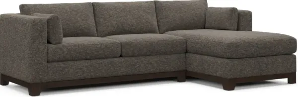 Brentwood Foam Comfort Sectional - M Walnut