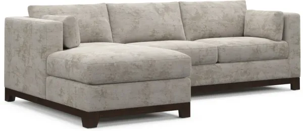 Brentwood Foam Comfort Sectional - Hearth Cement