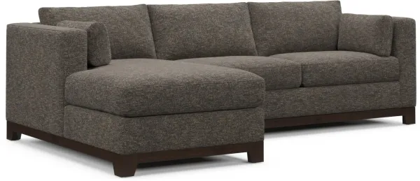 Brentwood Foam Comfort Sectional - M Walnut