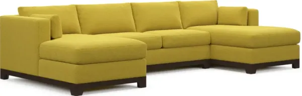 Brentwood Foam Comfort 3-Piece Sectional with Dual Chaise - Bloke Goldenrod