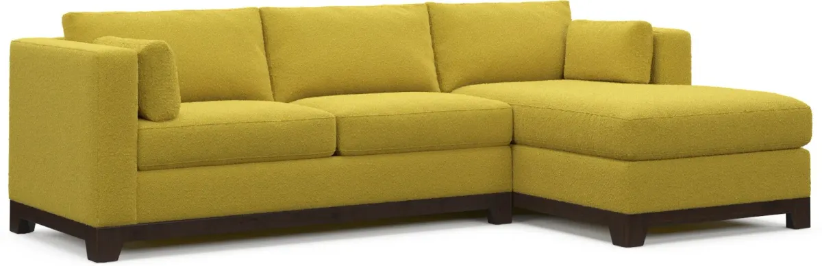 Brentwood Hybrid Comfort Sectional - Bloke Goldenrod