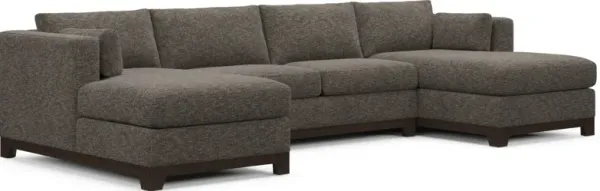 Brentwood Hybrid Comfort 3 Pc. Living Room - M Walnut