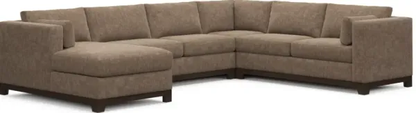 Brentwood Foam Comfort 4 Pc. Living Room - Argo Java