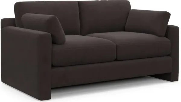 Forbes Foam Comfort Loveseat - Merrimac Dark Brown