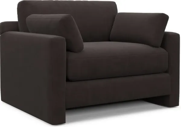 Forbes Foam Comfort Chair and a Half - Merrimac Dark Brown