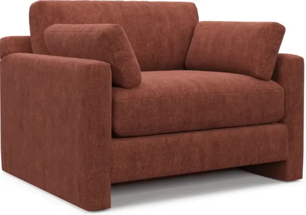 Forbes Foam Comfort Chair and a Half - Contessa Paprika