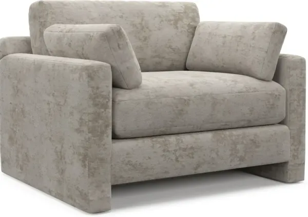 Forbes Foam Comfort Chair and a Half - Hearth Cement