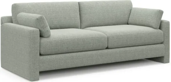 Forbes Foam Comfort Sofa - Broderick Sea Glass
