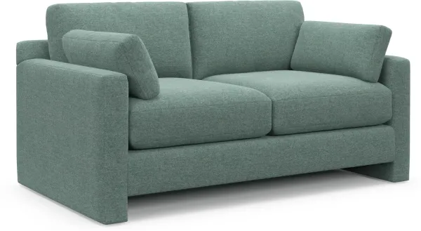 Forbes Foam Comfort Loveseat - Bridger Jade