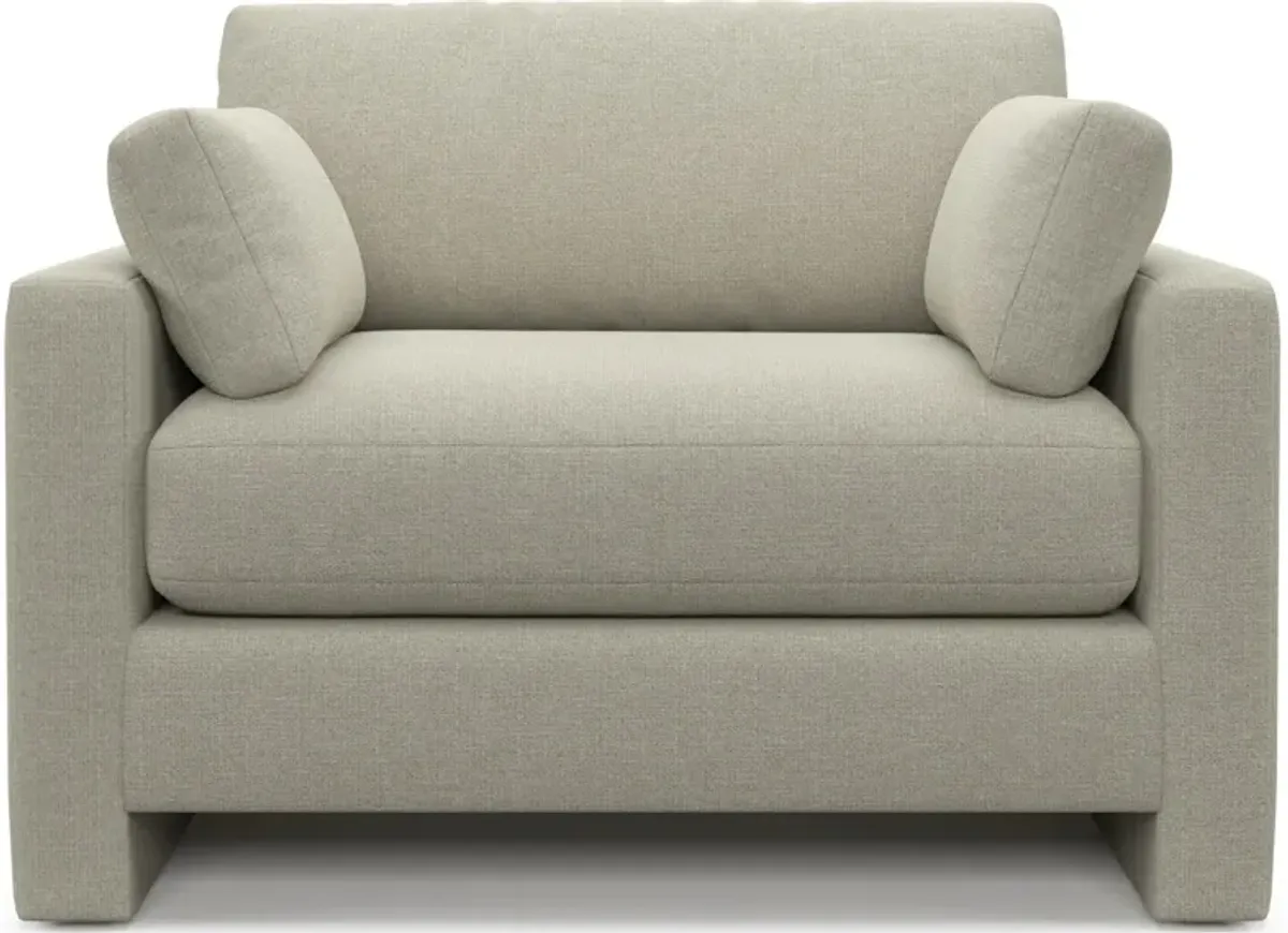 Forbes Foam Comfort Chair and a Half - Liv Dove