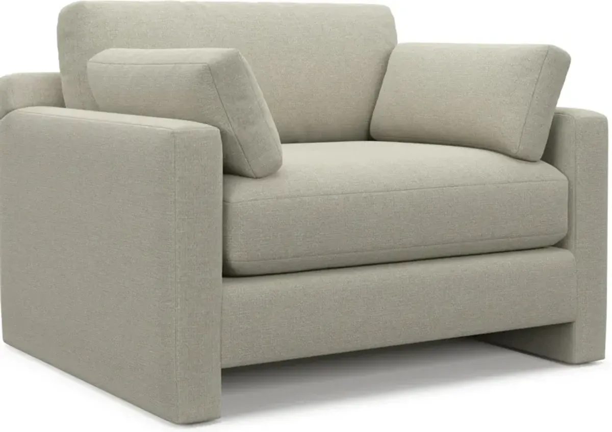 Forbes Foam Comfort Chair and a Half - Liv Dove