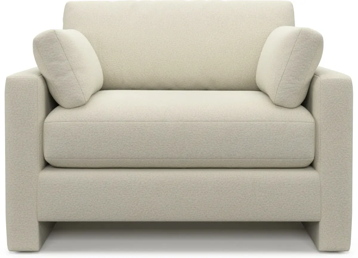 Forbes Foam Comfort Chair and a Half - Fincher Ivory