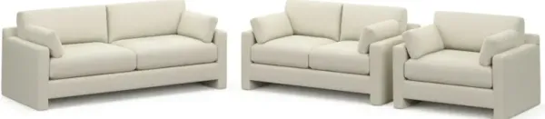 Forbes Foam Comfort 3 Pc. Living Room - Fincher Ivory