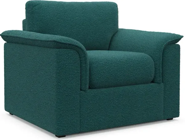 Morse Foam Comfort Chair - Bloke Peacock