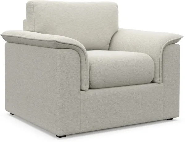 Morse Foam Comfort Chair - Living Large White