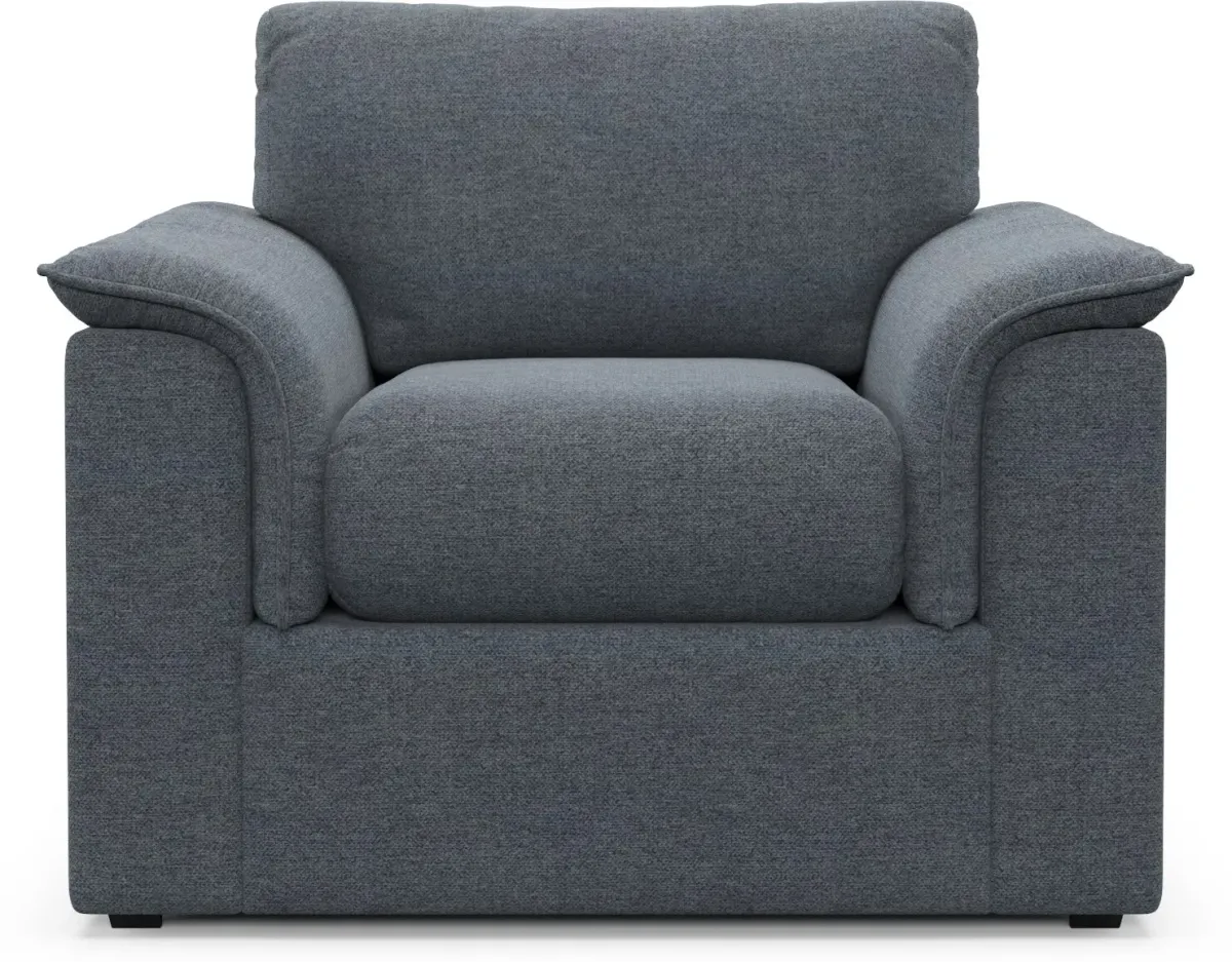 Morse Foam Comfort Chair - Bridger Navy