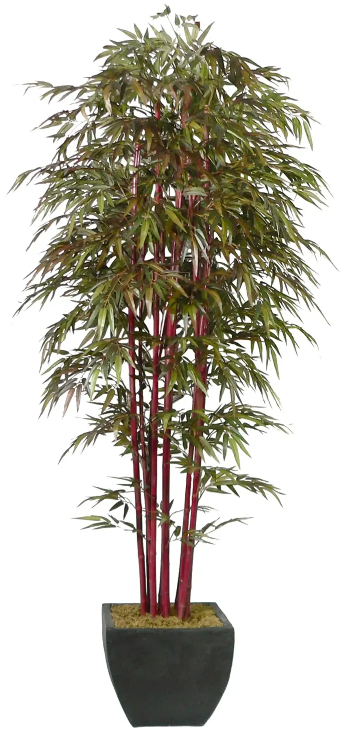 Artificial Faux 96" Tall Bamboo Tree With Decorative Planter