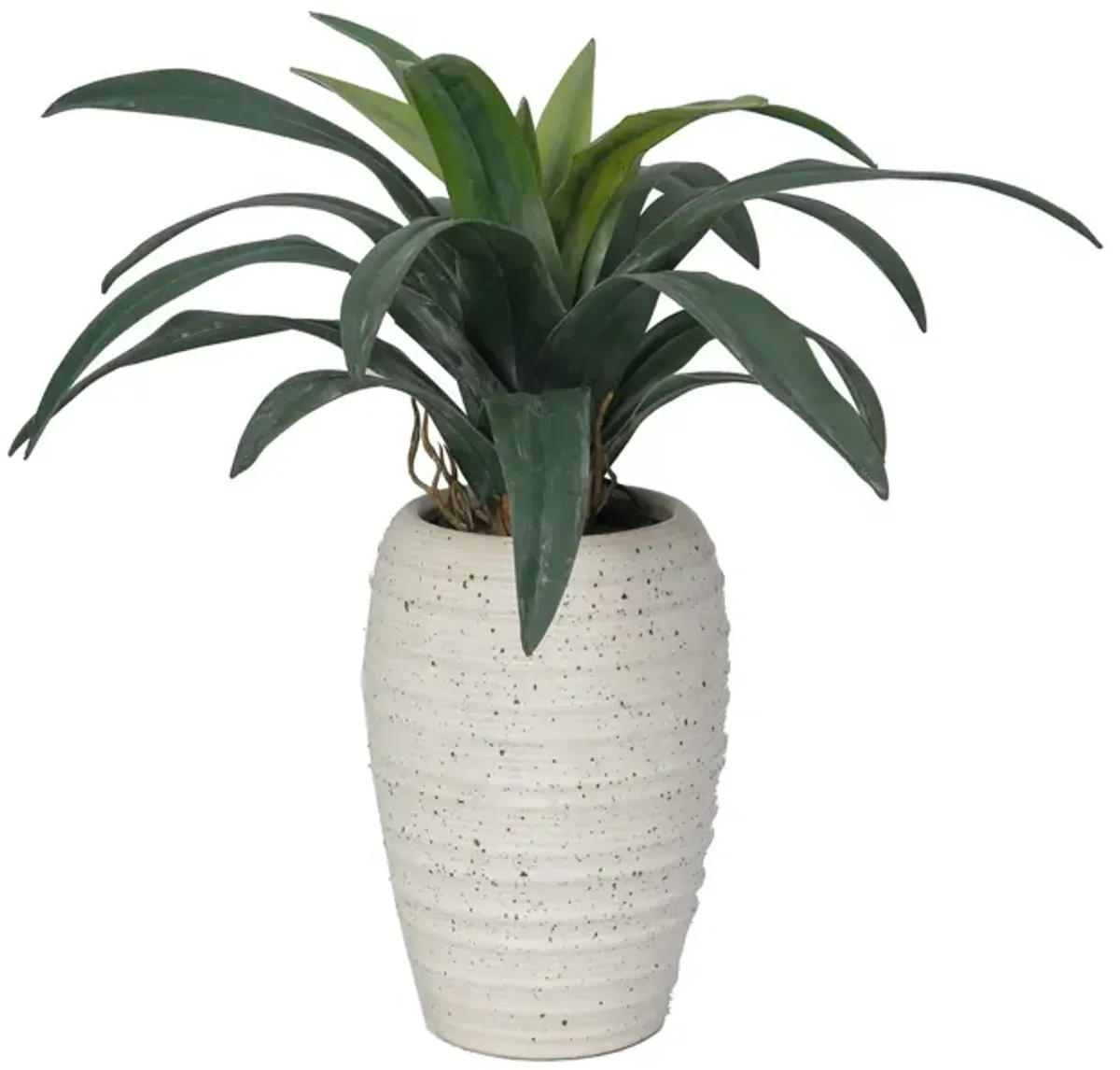 Realistic 20" Real Touch Fake Succulent Plant in a Beige Planter| Indoor and Outdoor Décor