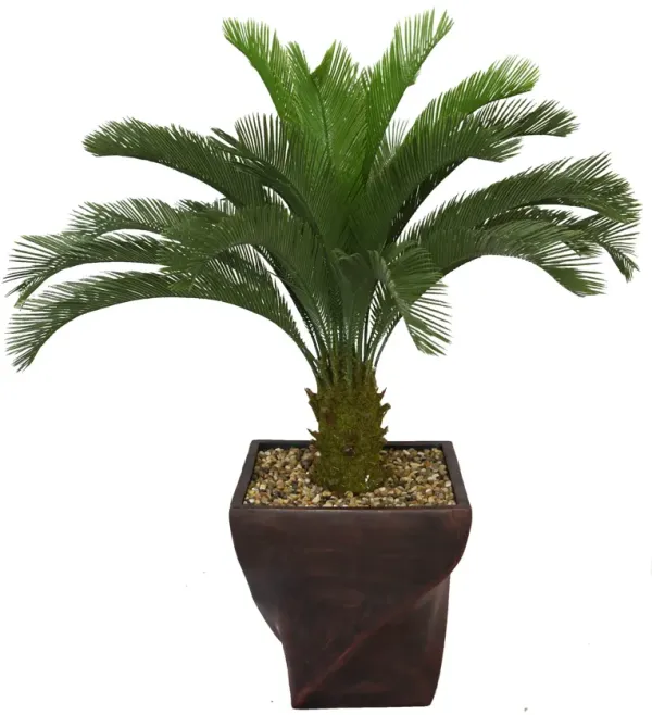 Tall Artificial Faux Real Touch Cycas Palm Tree | Indoor/Outdoor