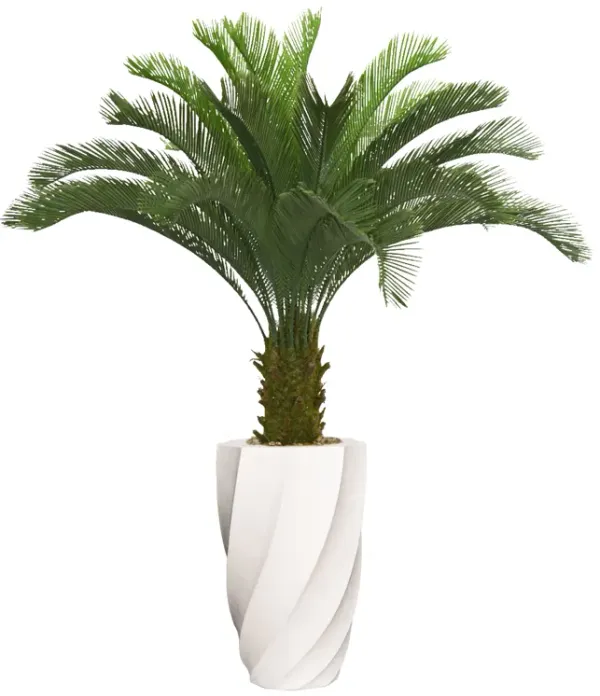Tall Artificial Faux Real Touch Cycas Palm Tree | Indoor/Outdoor