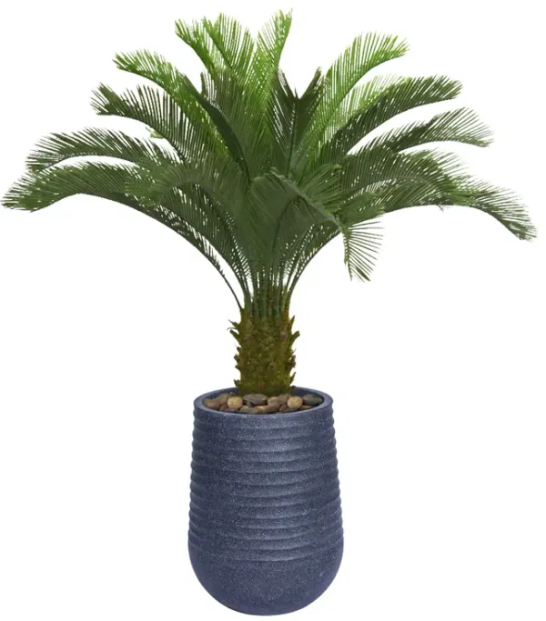 Tall Artificial Faux Real Touch Cycas Palm Tree | Indoor/Outdoor